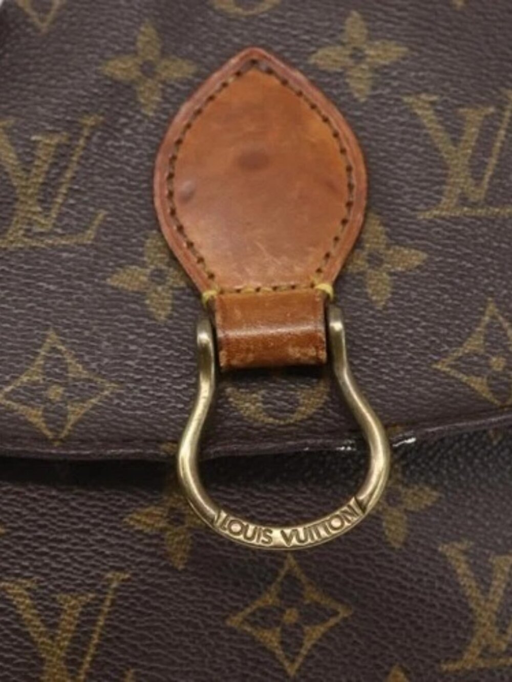 LOUIS VUITTON Monogram Saint Cloud MM Shoulder Bag M51243 LV Auth 166373 - Picture 12 of 16